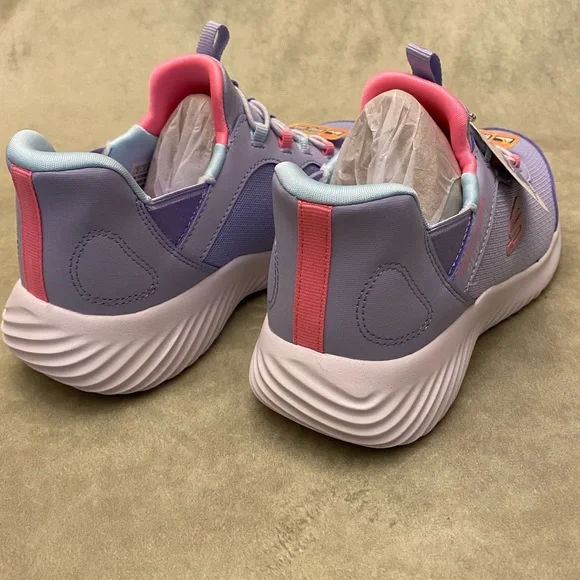 Skechers Girl's Bounder-Simple Cute Sneaker - Picture 5 of 9